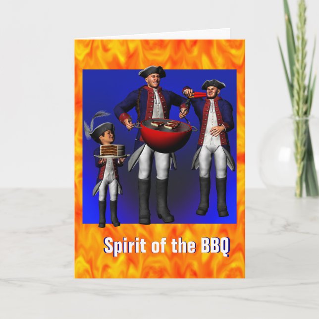 Carte Spirit of the BBQ Birthday (Devant)