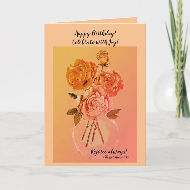 Carte spirituelle d'anniversaire (Devant)