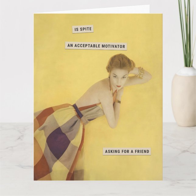 Carte Spiteful Retro Housewife (Devant)