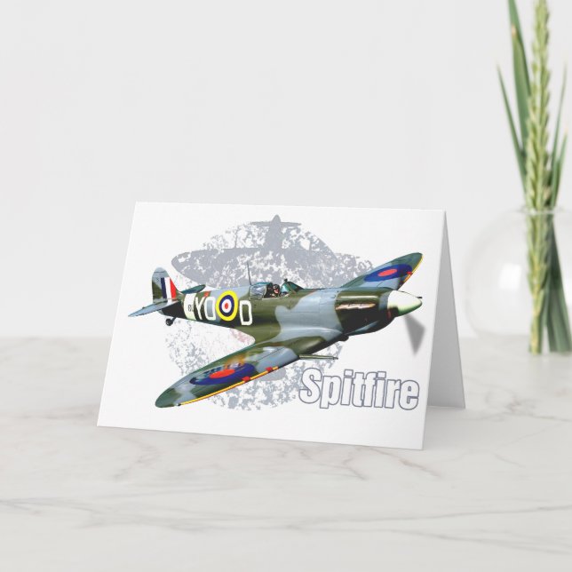 Carte Spitfire Supermarine (Devant)