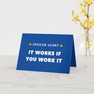 Carte Spoiler Alert Il Fonctionne Drôle Sobriety Anniver