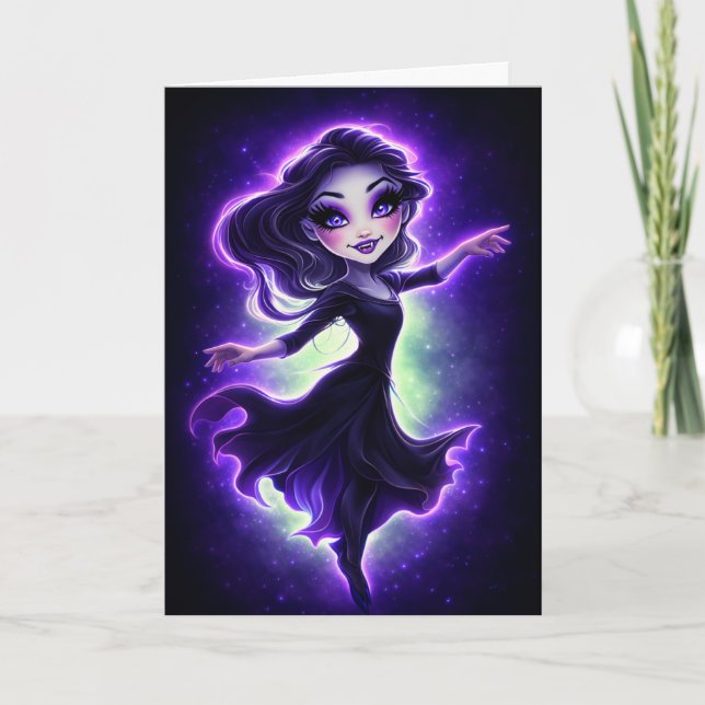 Carte Spooky Cute Magical Character Card (Devant)
