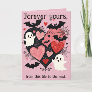 Carte Spooky et douce Valloween