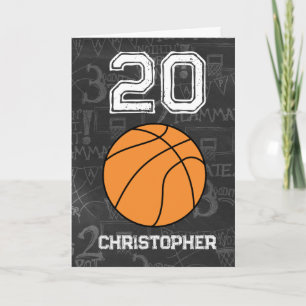 Carte Sports 20e anniversaire de basket-ball