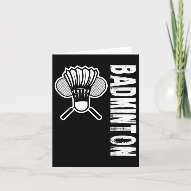 Carte Sports Badminton  (Devant)