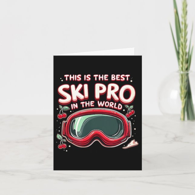 Carte Sports de ski professionnels neige  (Devant)