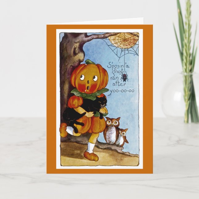 Carte S'posin' a Ghost courait après Yoo-oo-oo ! (Devant)