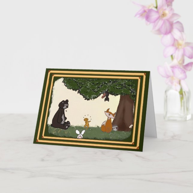 Carte "Spring Day" Thinking of you greeting card (Orchidée)