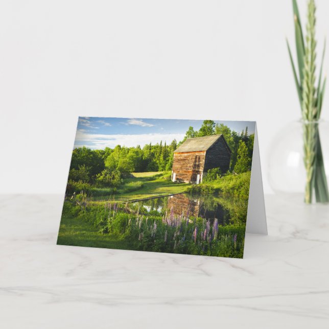 Carte Spring Reflections in the Adirondacks, N.Y. (Devant)