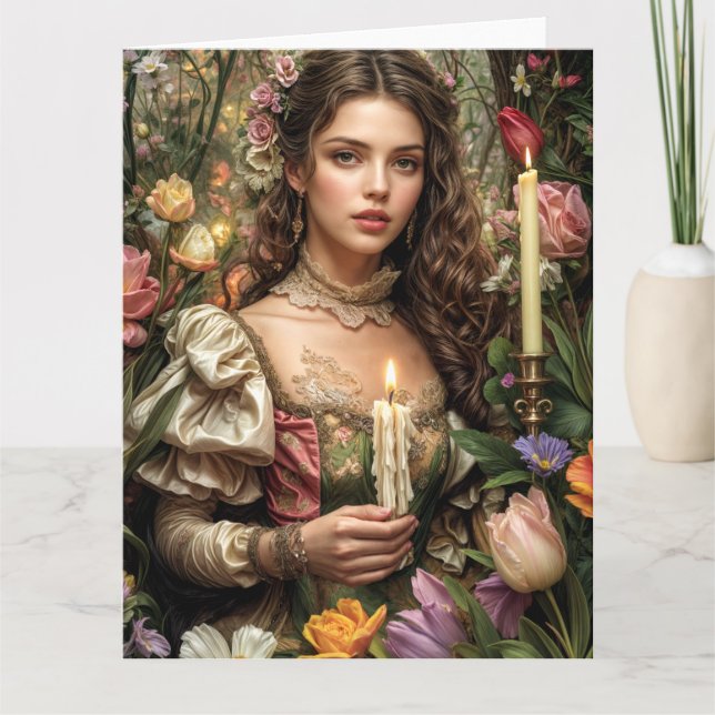 Carte Spring Victorian Goth 2025 Design 10 (Devant)