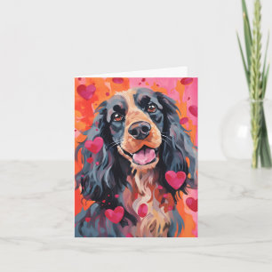 Carte Springer Spaniel Valentines jour