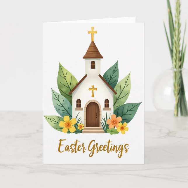 Carte Springtime Building Card (Devant)