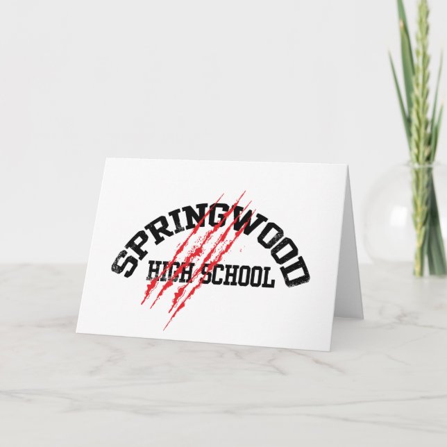 Carte Springwood High School (Devant)