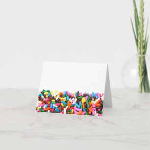 Carte Sprinkles Filled Card