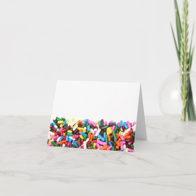 Carte Sprinkles Filled Card (Devant)