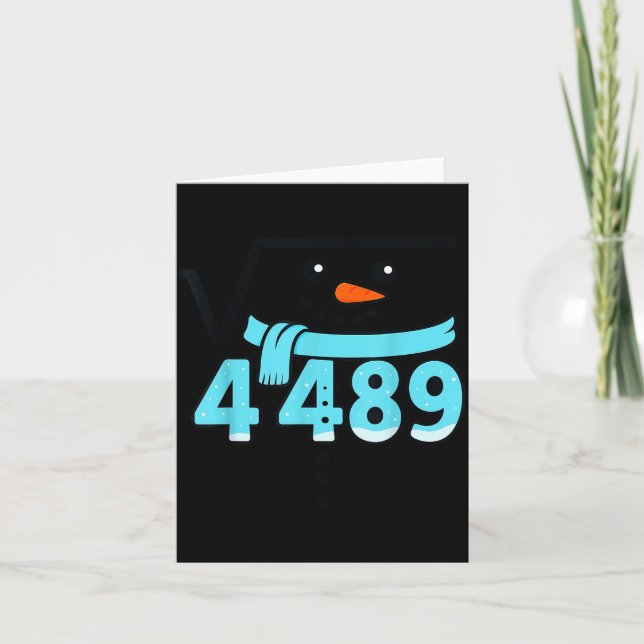 Carte Square Root 4489 Christmas Meme Six Seven Slang Ma (Devant)