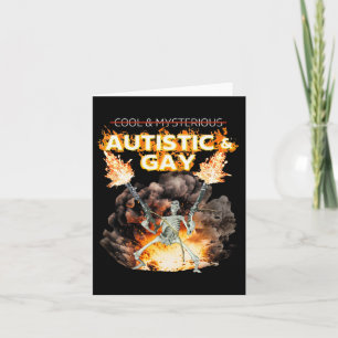 Carte Squelette Autiste Et Gay Maudit Autisme Mème