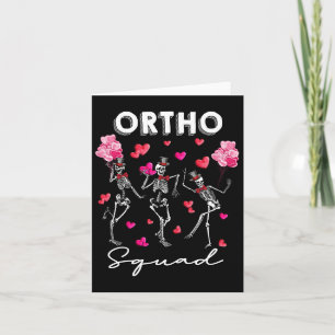 Carte Squelette dansant Ortho Squad Orthopédie Saint-Val