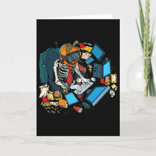 Carte Squelette de Halloween de jeu Jack O Lanterne Game