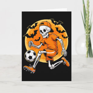 Carte Squelette Footbyll Hommes Garçons Enfants Hallowee