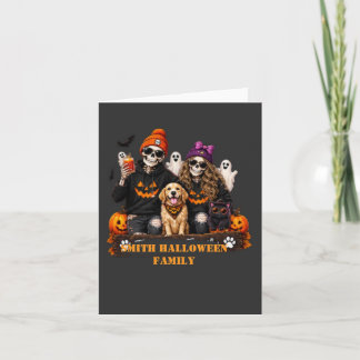 Carte Squelette Halloween Personnalisé Restez Effrayant