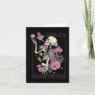 Carte Squelette Les Os Sèches Viennent À Vie Christian H