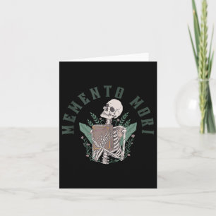 Carte Squelette Philosophie stoïque Citation latine Meme