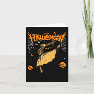 Carte Squelettes Ballerines Ballet Danse Mignon Hallowee