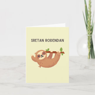 Carte Sretan rođendan, Joyeux anniversaire croate