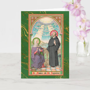 Carte SS. Monica et Augustine à Ostie (SAU 047)