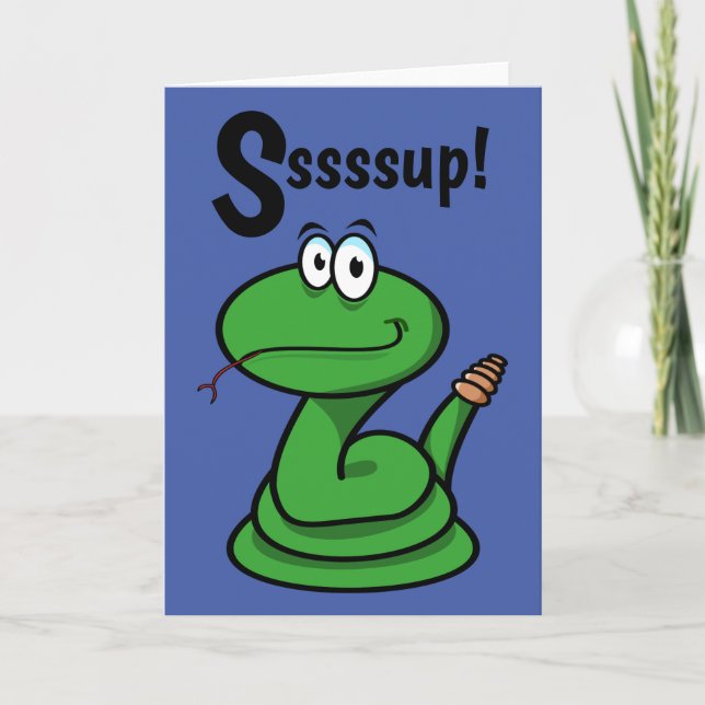 Carte Sssssup ! Serpent (Devant)