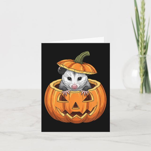 Carte Ssum Pumpkin - Funny Halloween  (Devant)