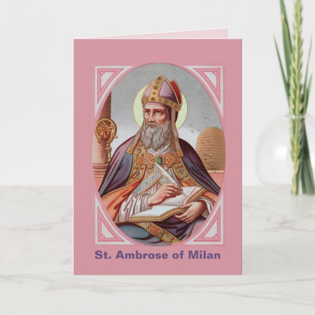 Carte St. Ambroise de Milan (BEN 001) (Devant)
