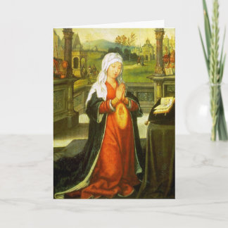 Carte St Anne concevant Vierge Marie