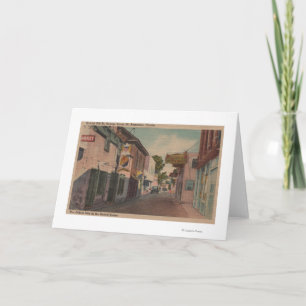 Carte St Augustine, la Floride - vue de St 2 de St