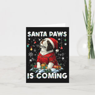 Carte St. Bernard Arbre de Noël Décorations Amoureux des