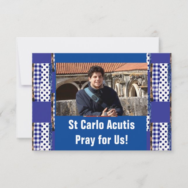 Carte St Carlo Acutis (Devant)