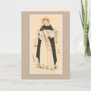 Carte St Dominic avec le chapelet
