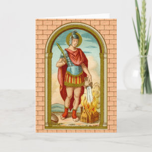 Carte St. Florian de Lorch (BK 32) Salutation blanche
