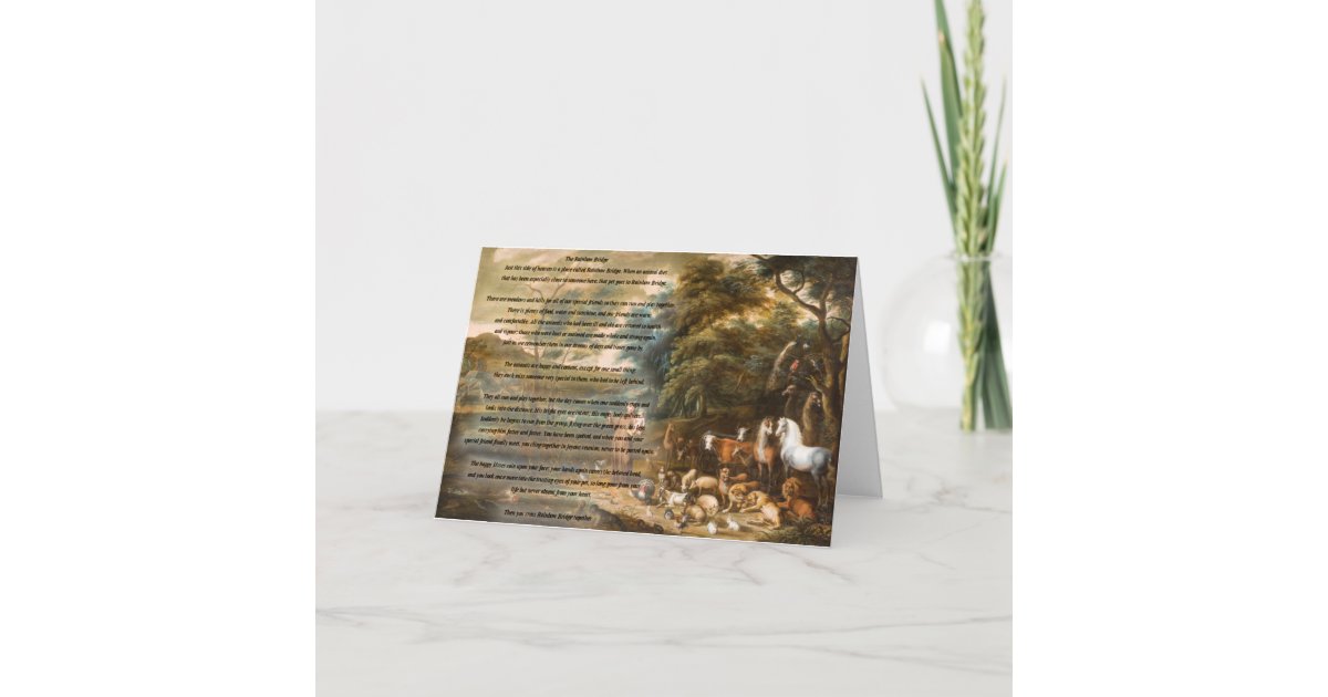 Carte St Francis D Assisi Et Du Pont En Arc En Ciel Zazzle Fr Carte St Francis D Assisi Et Du Pont En Arc En Ciel Zazzle Fr