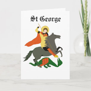 Carte St George et le dragon editable