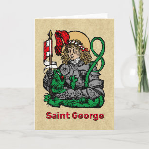 Carte St. George et le Dragon (Nuremberg) Salutation