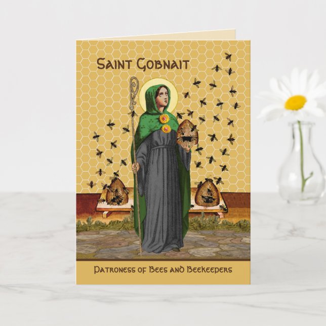 Carte St. Gobnait de Ballyvourney (SAE 003) Salutation (Petite plante)