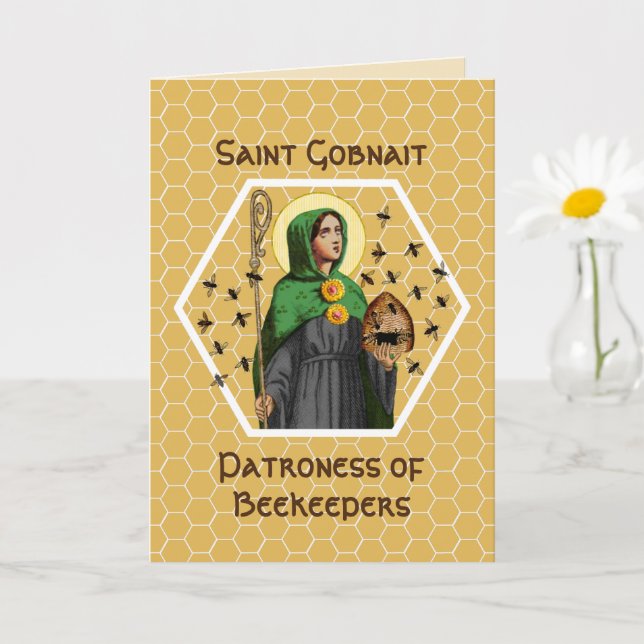 Carte St. Gobnait de Ballyvourney (SAE 003) Salutation (Petite plante)