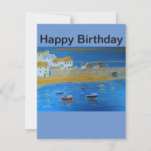 Carte St Ives Cornwall S.W. England, ajouter nom,