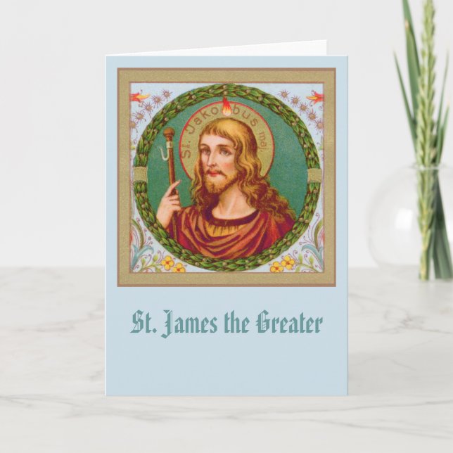 Carte St. James le Grand (JMAS04) Salutation blanche (Devant)