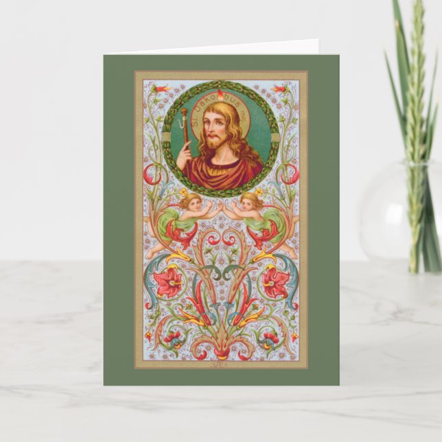 Carte St. James le Grand (JMAS04) Salutation blanche (Devant)
