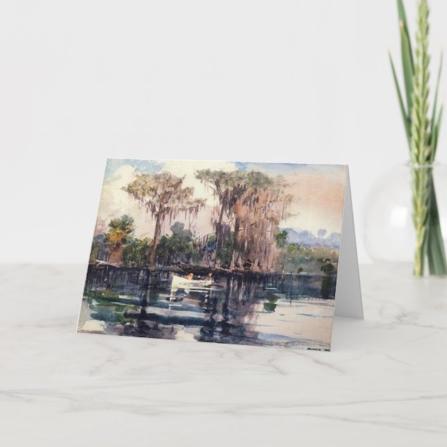 Carte St. John's River, Floride par Winslow Homer (Devant)