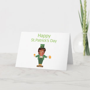 Carte st patrick trump leprechaun