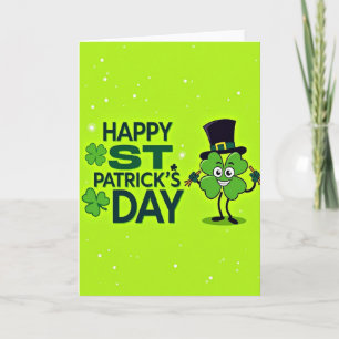 Carte St Patrick Vert Lime